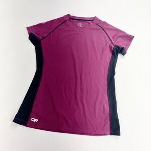 Outdoor Research tech fabric hiking or running top S